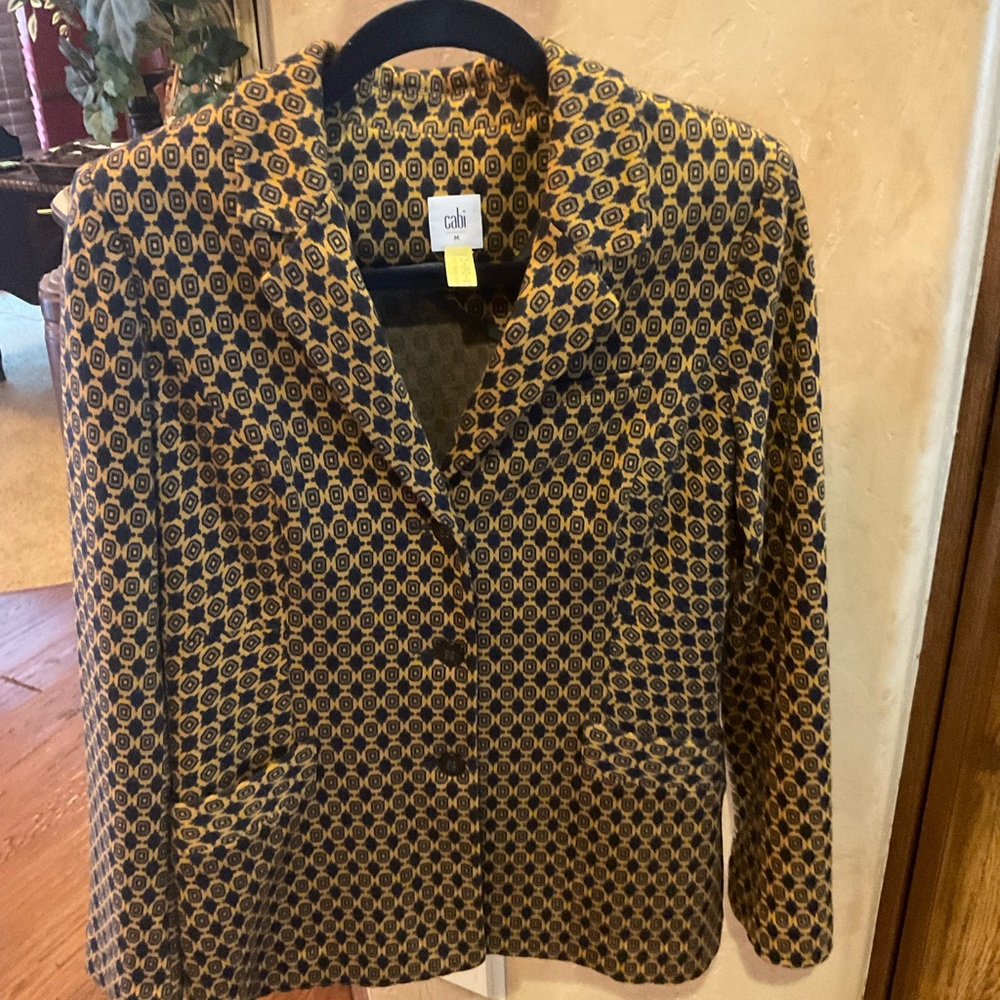 CAbi Standout Jacket Medallion Career Blazer #3372